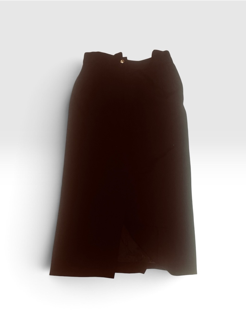 Classic Black Midi Skirt - Versatile Women's Skirt